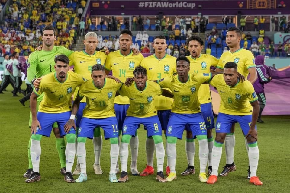 Sin Neymar, así salió Brasil para enfrentar a Suiza.