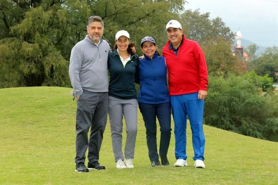 Rodolfo González, Ana Cecilia Lozano de González, Fuensanta Nieto de Nogueda y Fernando Nogueda