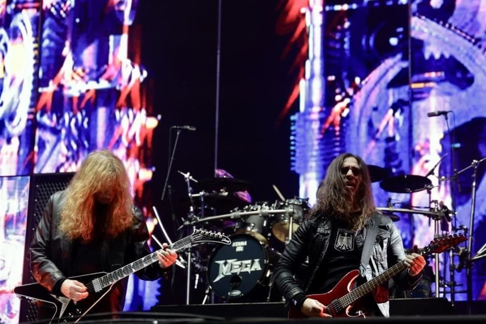 Megadeth fue una de las bandas más ovacionadas y coreadas del domingo.
