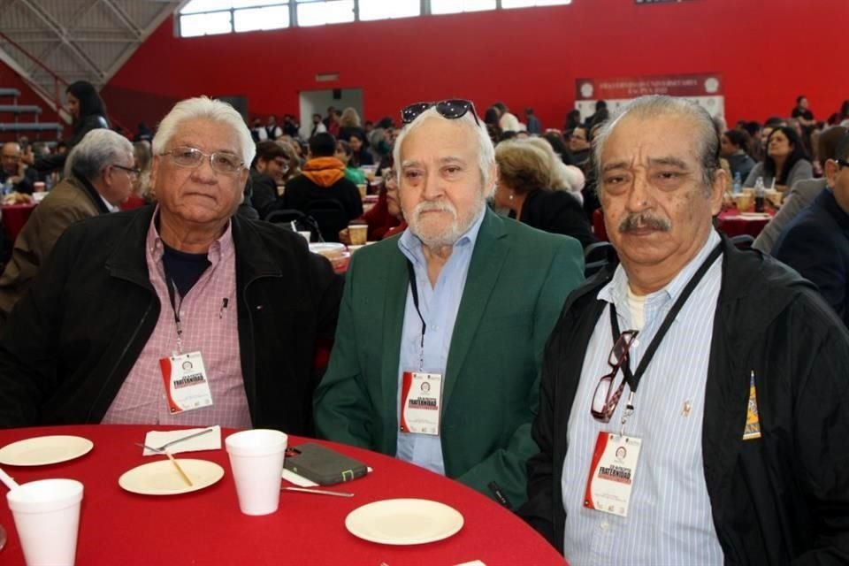 Miguel Herrera, David Gutiérrez y Miguel de la Rosa