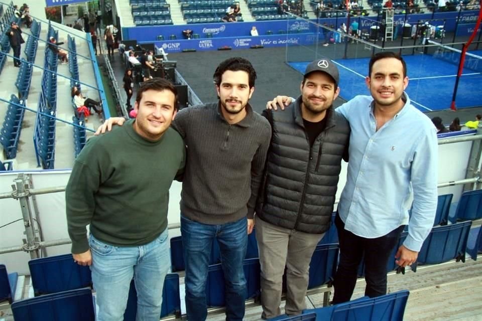 Juan David González, Fernando Lobatón, Jaime Martínez y Manuel Serna