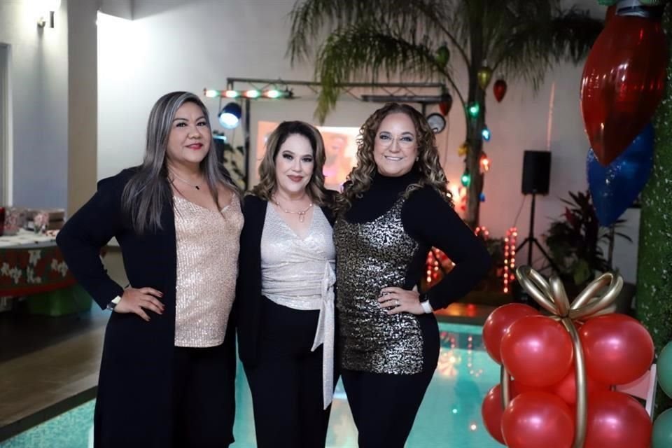 Nora Díaz, Patricia González y Rocío Chávez