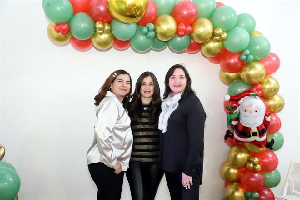 Janeth Aldana, Mayela Garza y Patricia Villarreal