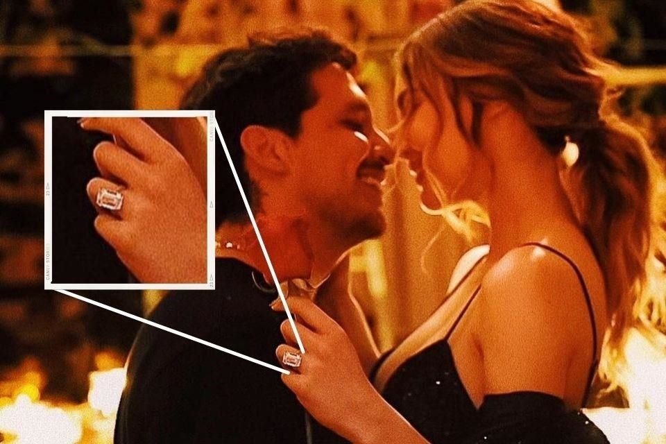 El anillo de compromiso de Belinda es de diamante en corte esmeralda, y tiene un valor de más de 3 millones de dólares, según la joyería Angel City Jewelers.