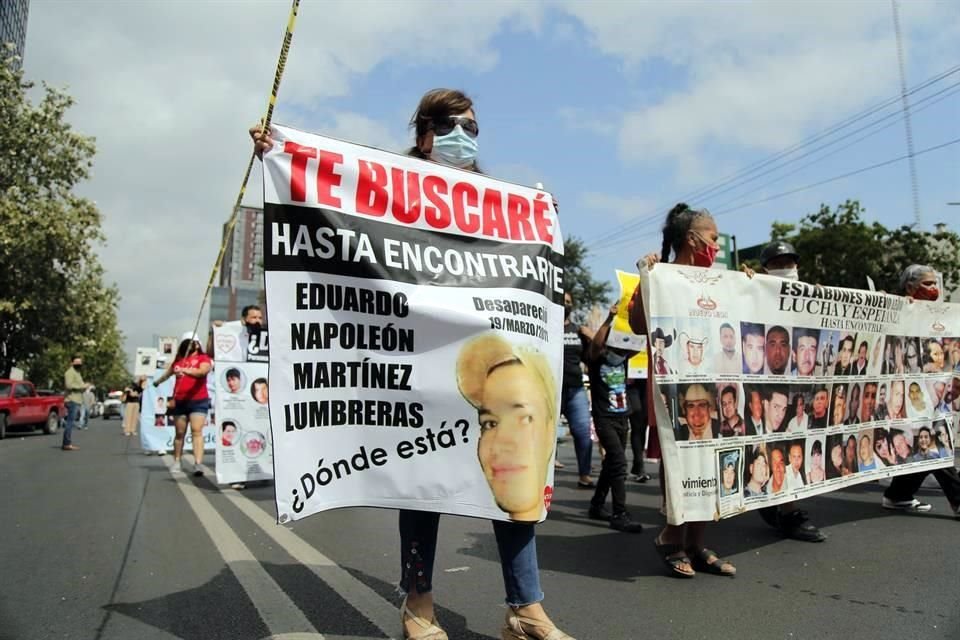 Lourdes Huerta, de Buscadoras Nuevo León, explicó que la cifra corresponde a familiares de integrantes de diversos colectivos, pero aclaró que en el Estado hay más de 5 mil víctimas.
