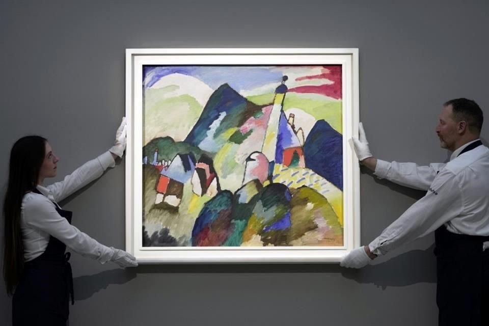 'Murnau with Church II', del pintor ruso Vassily Kandinsky, alcanzó en subasta el equivalente a 810 millones de pesos.