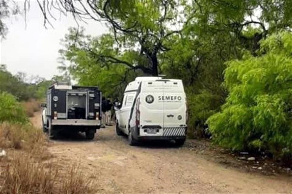 El hallazgo se realizó poco después de las 13:00 horas cuando los elementos policiacos ubicaron el cuerpo a un lado de la brecha conocida como Antiguo Camino a Zuazua.