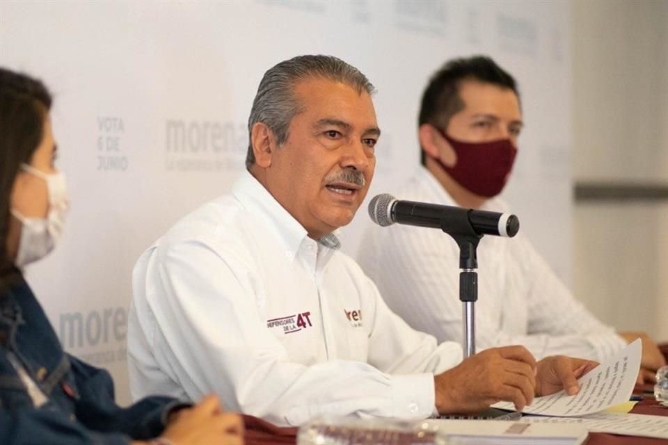 Raúl Morón, dirigente de Morena en Michoacán.