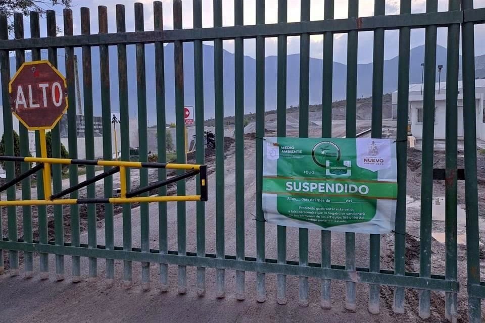 Además de la empresa Daltile, el Estado suspendió dos pedreras ubicadas en el municipio de Santa Catarina (foto).