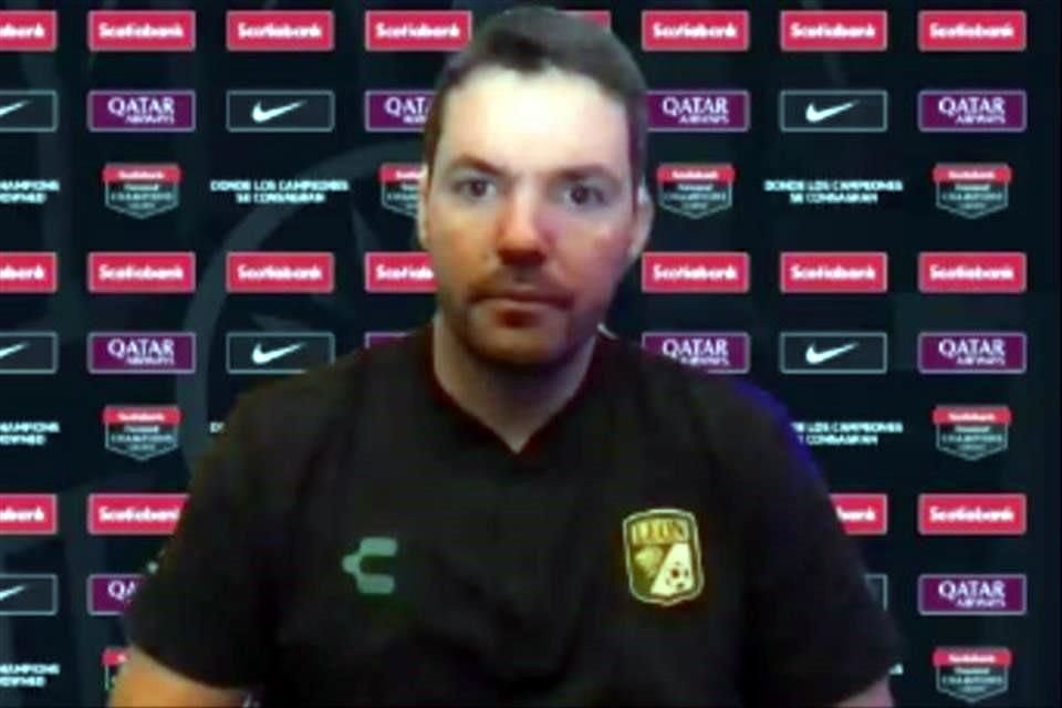 Nicolás Larcamón reconoció el nivel de Tigres, pero también resaltó las virtudes de su equipo León.