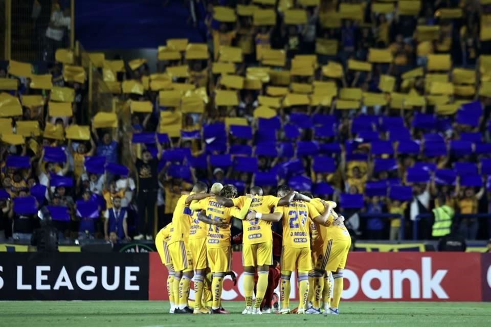 Tigres salió con mucha ilusión.
