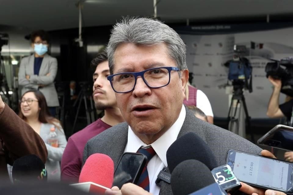 El coordinador de la bancada de Morena en el Senado, Ricardo Monreal.