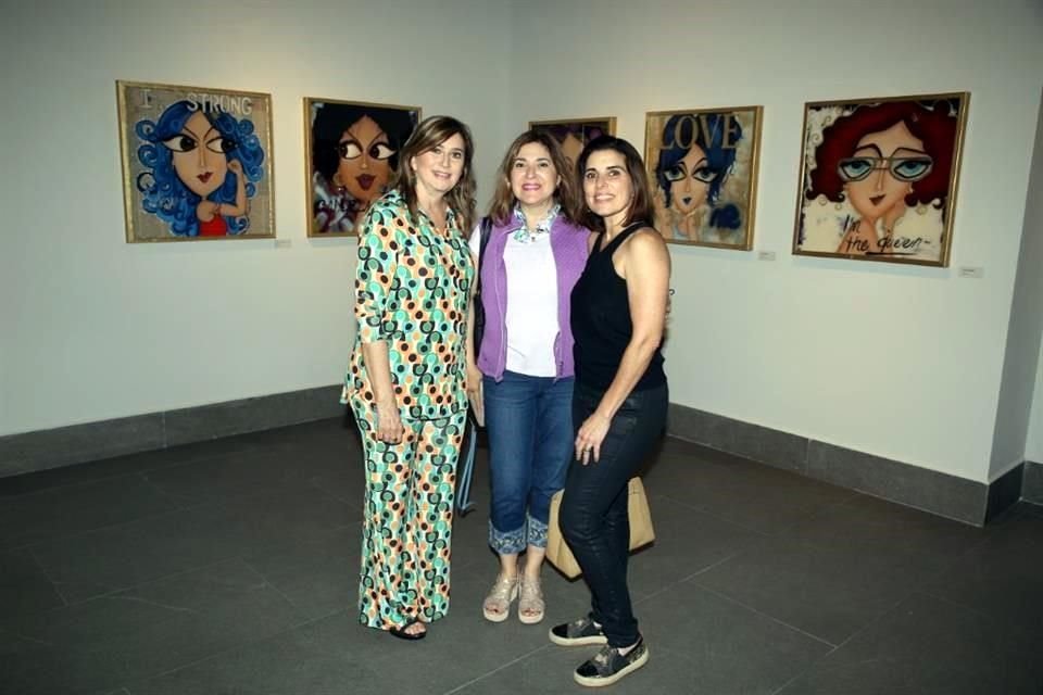 Lourdes Casso de Torres, Elizabeth Welsh y Celia de González