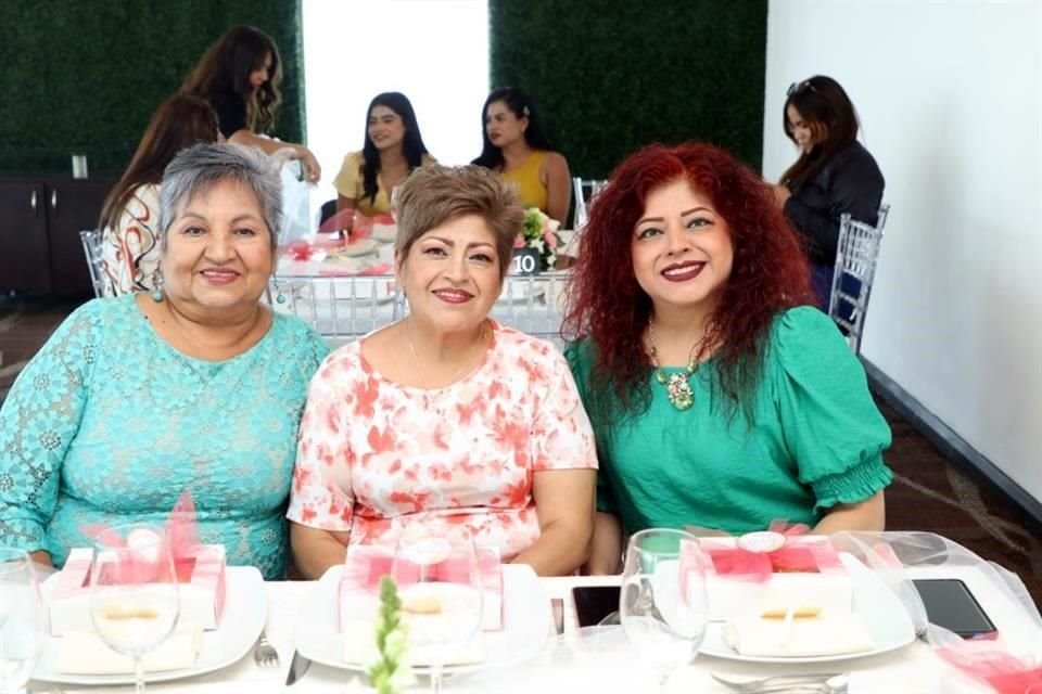 Consuelo Chávez, Ana Cecilia Grimaldo y Linda Mireya Grimaldo