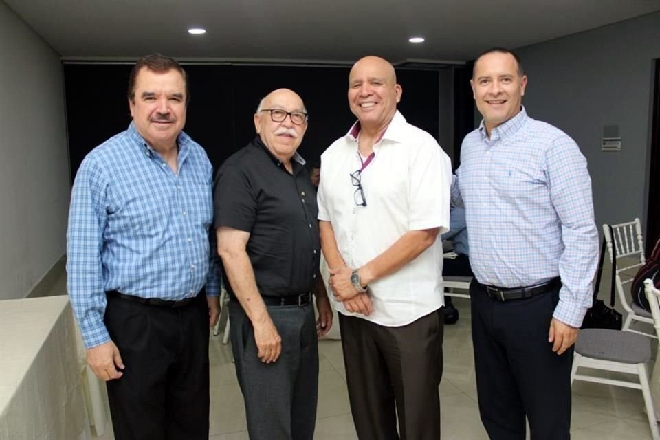 Rubén Rendón, Gerardo García, Ángel Serna y Roberto de la Fuente