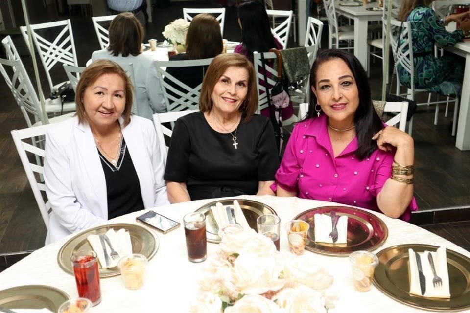 Elva Herrera, Irelia González y Laura Silva