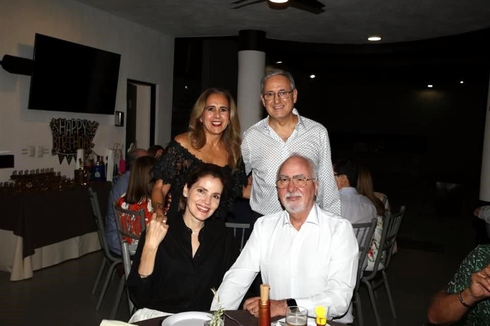 Adriana González, Enrique Hurtado, Charo Garralda y Rafael Villarreal