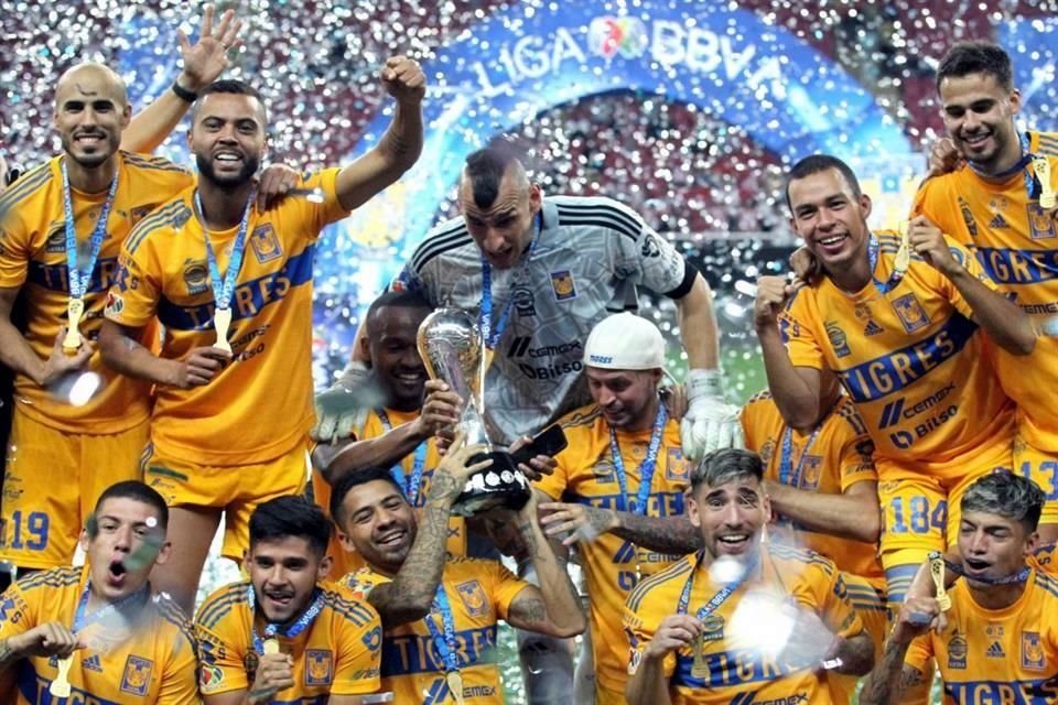 Las postales de la celebración de Tigres tras lograr su octavo título de Liga.