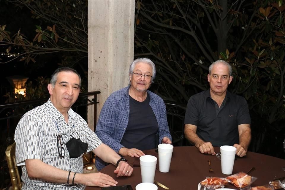 Ramiro Ramírez, Adrián Wong y Alejandro Villarreal