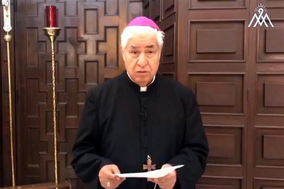 El Arzobispo Rogelio Cabrera reconoció a los ciudadanos que participaron activamente el día de las elecciones.