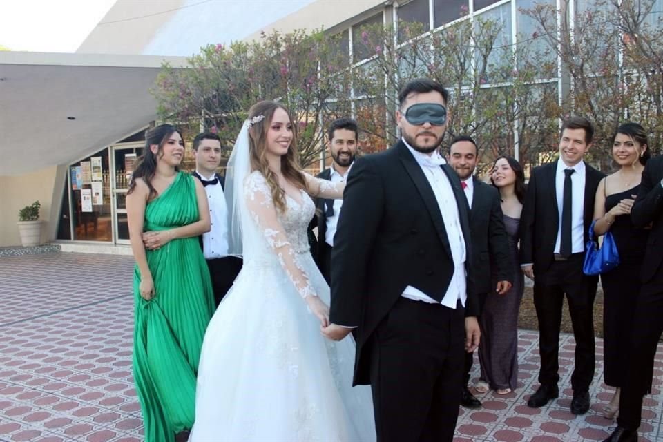 Michelle González y Sebastián Aguirre