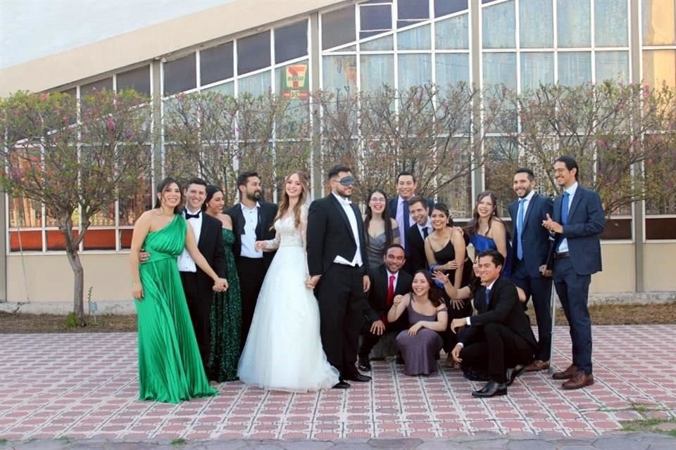 Michelle González y Sebastián Aguirre