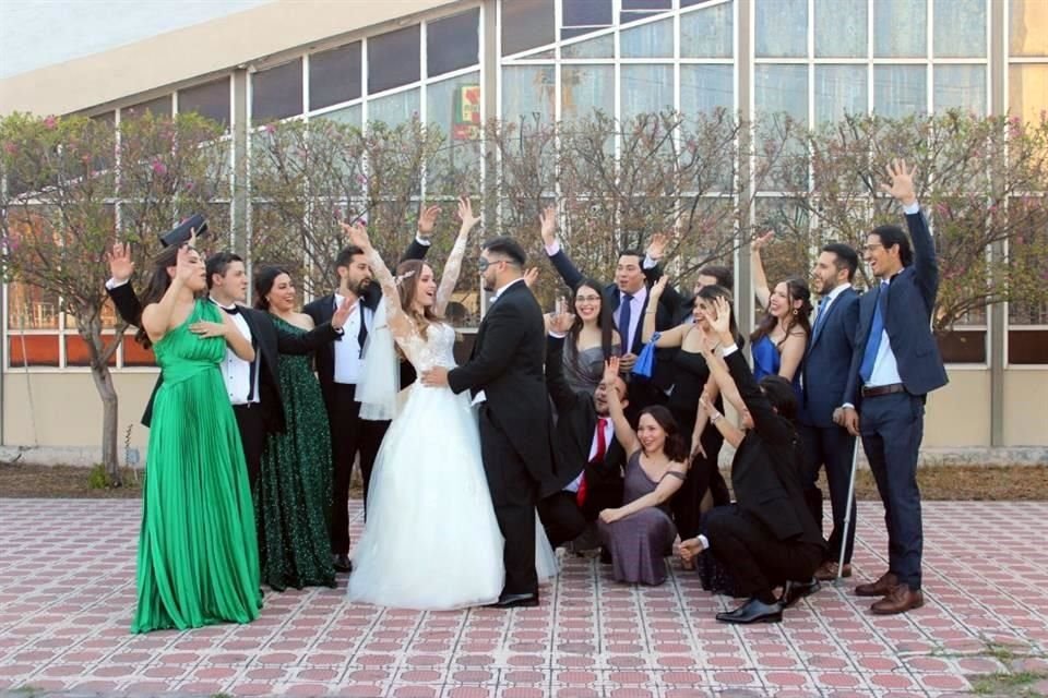 Michelle González y Sebastián Aguirre