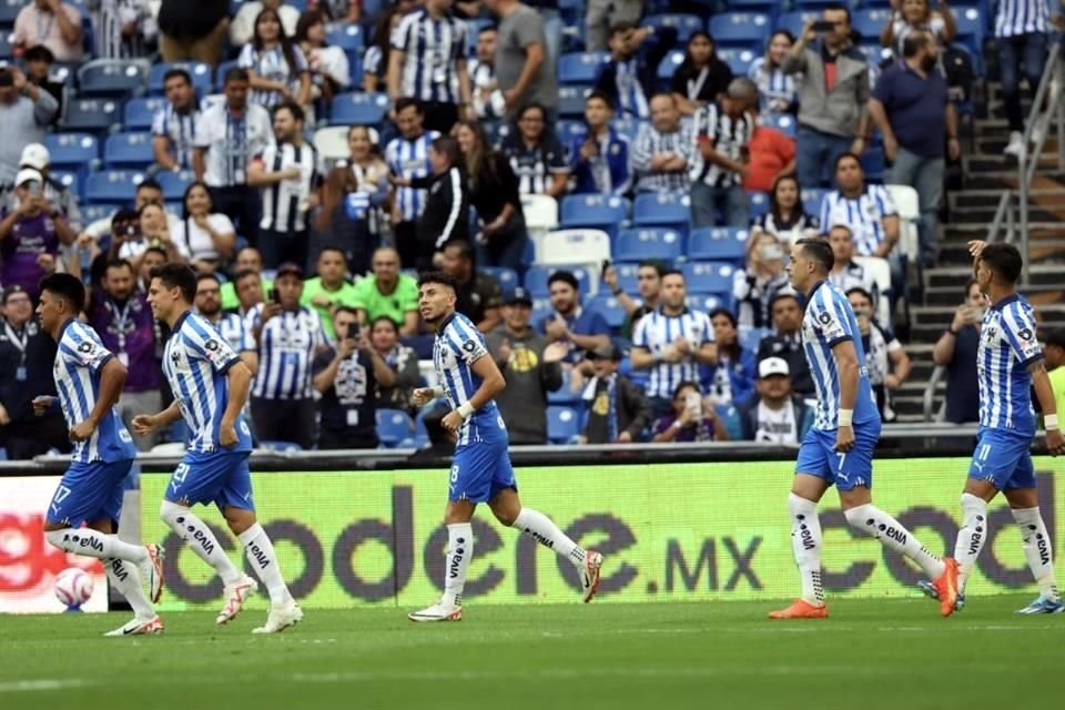 Más de las acciones del primer tiempo en el Rayados-FC Juárez.