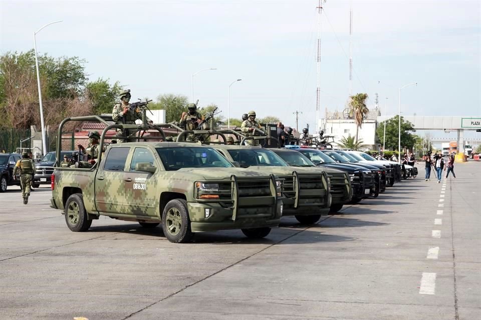 El operativo de seguridad arrancó desde el pasado jueves en coordinación por la Guardia Nacional, el Ejército Mexicano, con la participación de Fuerza Civil.