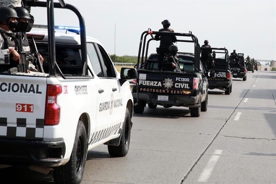 El funcionario supervisó el operativo de vigilancia implementado en la 'ruta del terror', ante la desaparición de decenas de personas en lo que va del año, la mayoría en territorio de Tamaulipas.