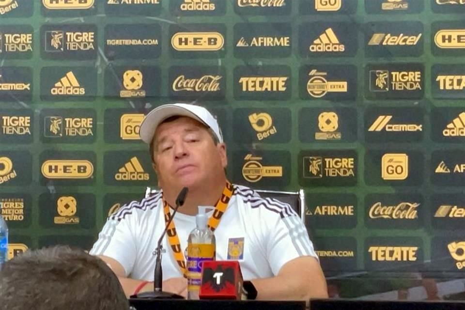 Miguel Herrera dijo que en Tigres ya están completos.