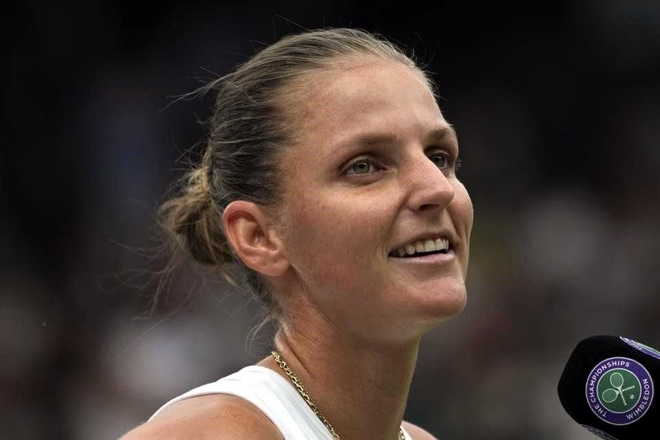 Karolina Pliskova quiere ganar su primer título de Wimbledon.
