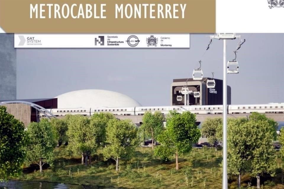 Este sistema contempla una línea aérea de aproximadamente seis kilómetros con ocho estaciones, seis en Monterrey y dos en San Pedro.