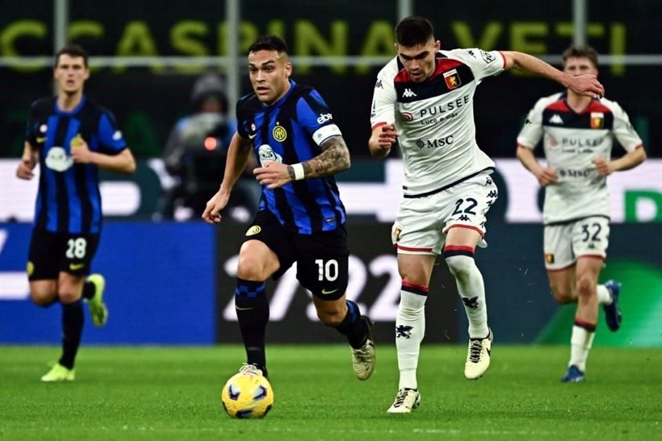 Inter venció al Genoa en la Fecha 27 de la Serie A para encaminarse más al título en el futbol italiano.