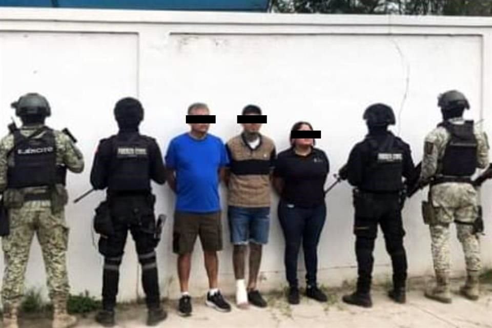 Edgar Enrique Medina Adame, alias 'Kike', de 28 años, fue detenido junto a Mario, de 56, y Telma Arely, de 26.
