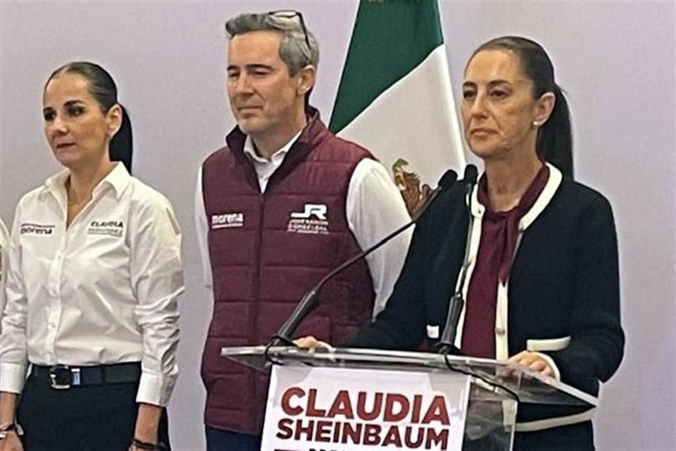 La candidata presidencial de Morena-PT-PVEM, Claudia Sheinbaum, está en la ciudad de Reynosa, como parte de su gira por el norte de México.