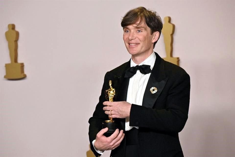Cillian Murphy obtuvo el galardón a mejor actor por 'Oppenheimer'.