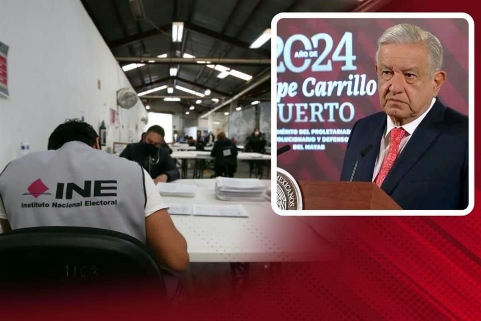 El INE ordenó modificar o bajar el contenido de la mañanera del pasado 21 de marzo, por hallar propaganda gubernamental.