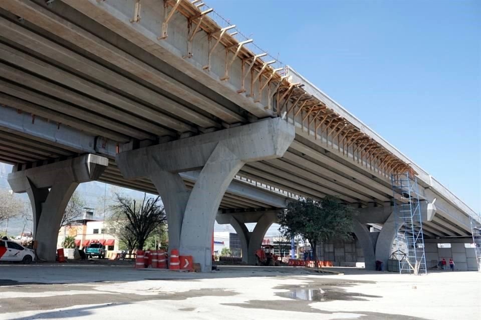 La construcción del Mega Puente tiene una inversión de 128 millones de pesos.