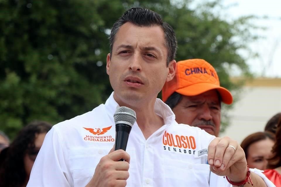 Luis Donaldo Colosio, candidato de MC al Senado.
