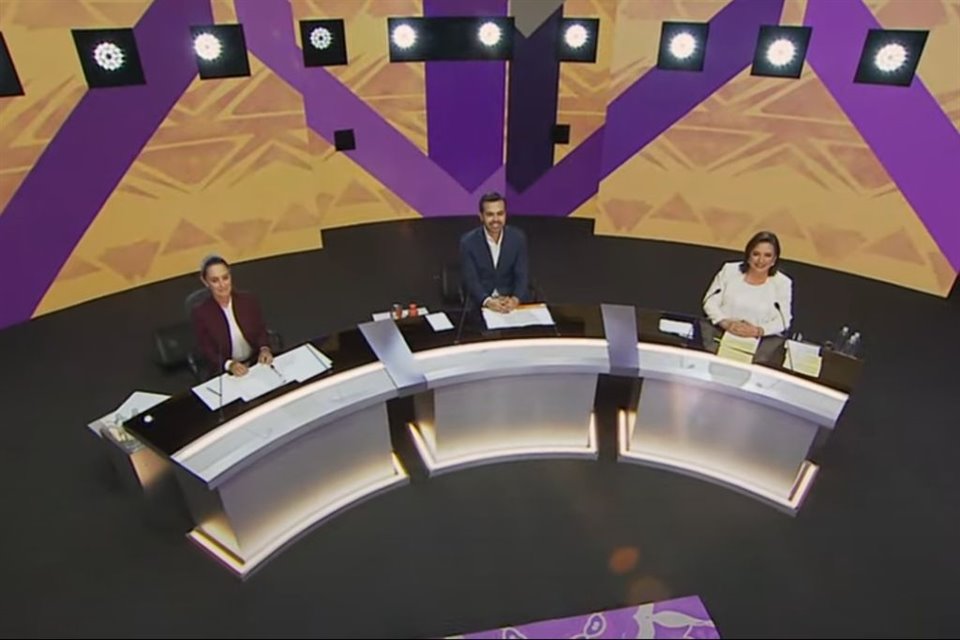  El primer debate presidencial entre Xóchitl Gálvez, Claudia Sheinbaum y Jorge Álvarez Máynez se realizó el pasado 7 de abril. 