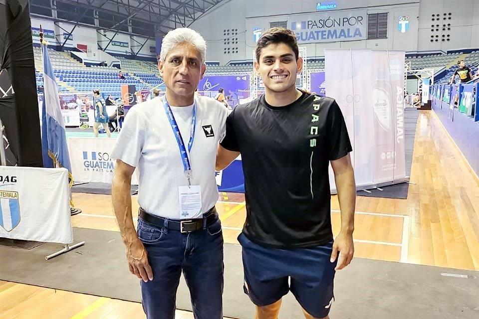 Marco Garrido y Ramón Garrido en el Panamericano y Preolímpico de Guatemala.