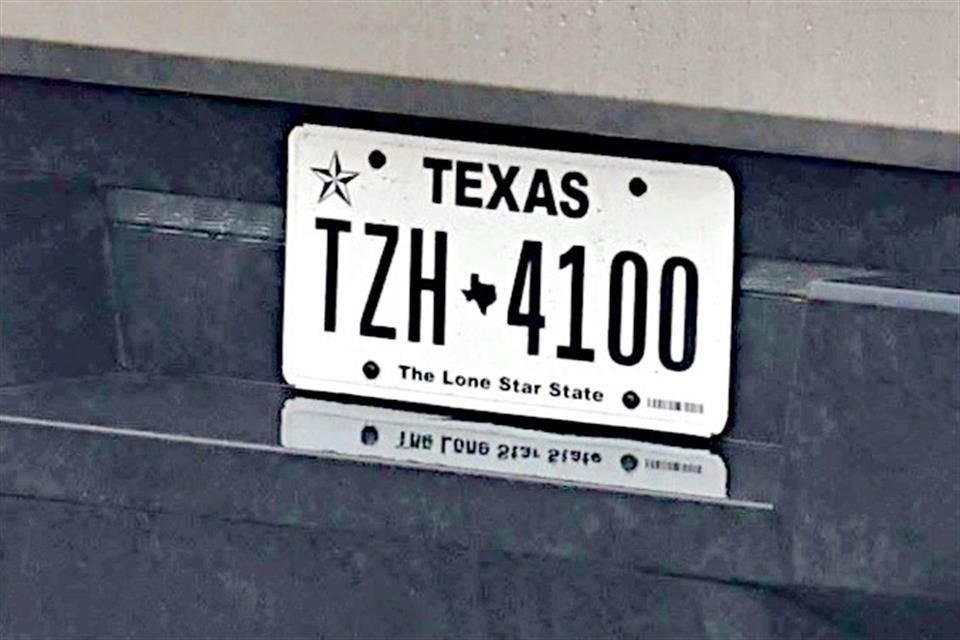 De placas texanas...