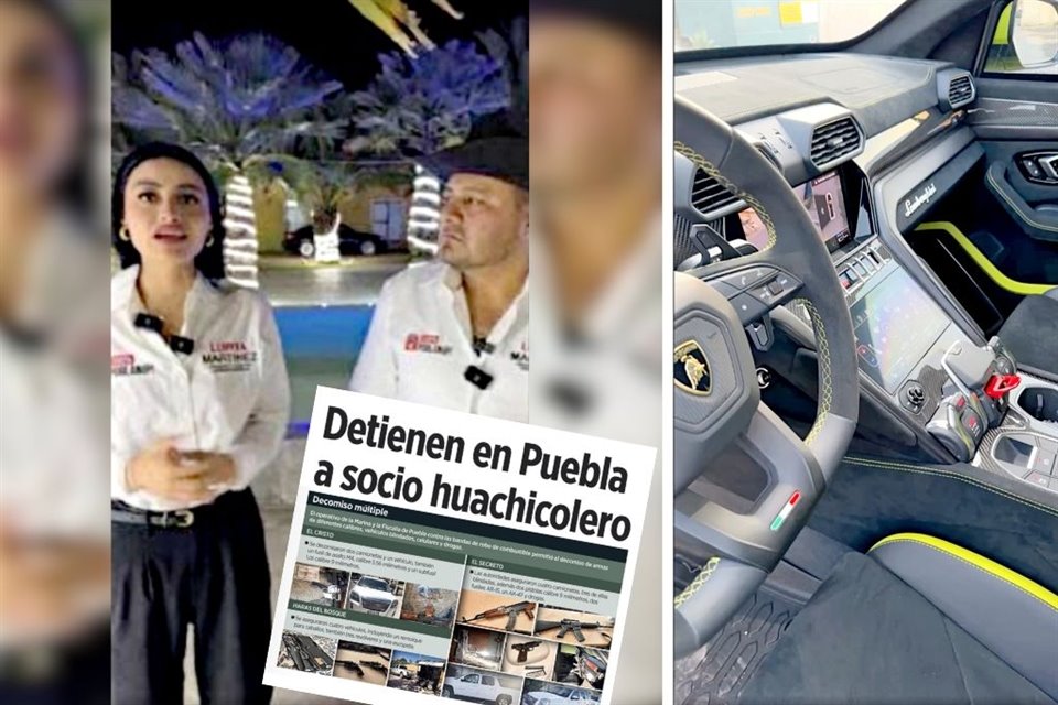 Guadalupe Martínez, hija de presunto líder huachicolero en Puebla, defendió su candidatura a Quecholac a bordo de camioneta de más de 6 mdp.