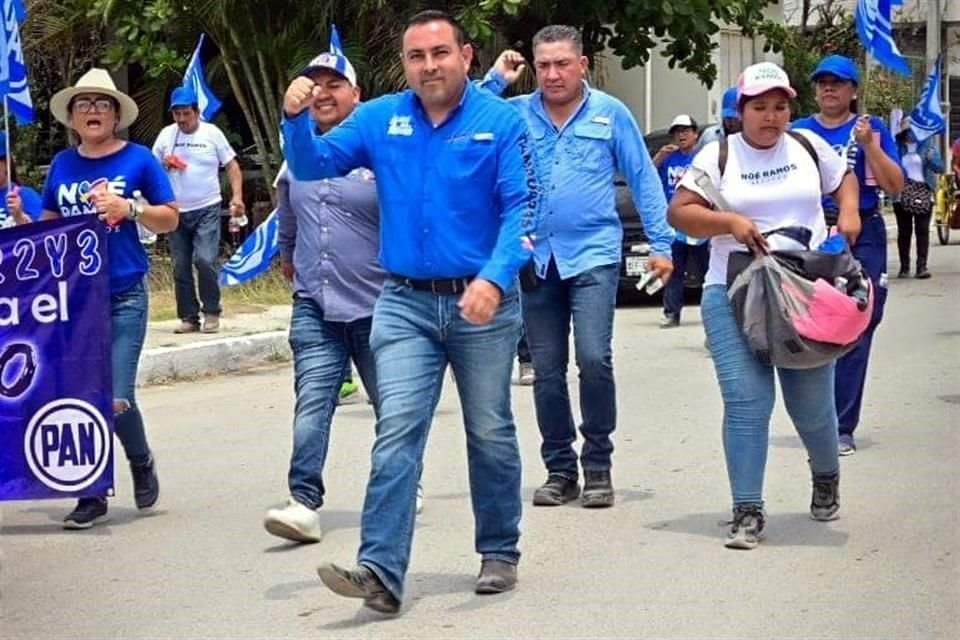 Noé Ramos tenía cuatro días de haber comenzado su campaña electoral por la Presidencia Municipal de Mante, Tamaulipas.
