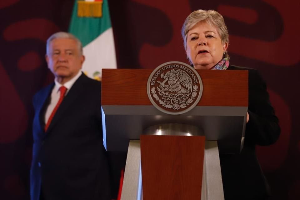 Alicia Bárcena informó del proceso de voto de mexicanos desde el extranjero.