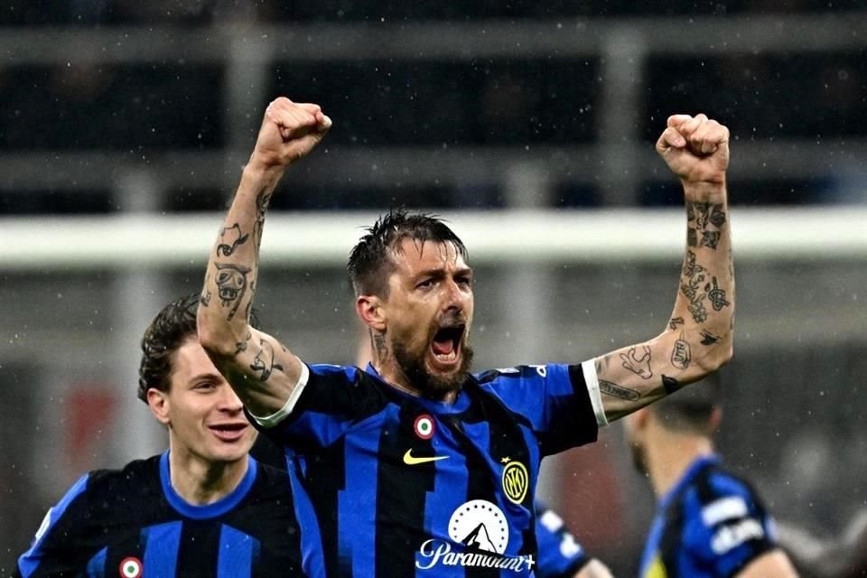 Francesco Acerbi abrió el partido para el Inter de Milán en el Derbi de la Madonnina
