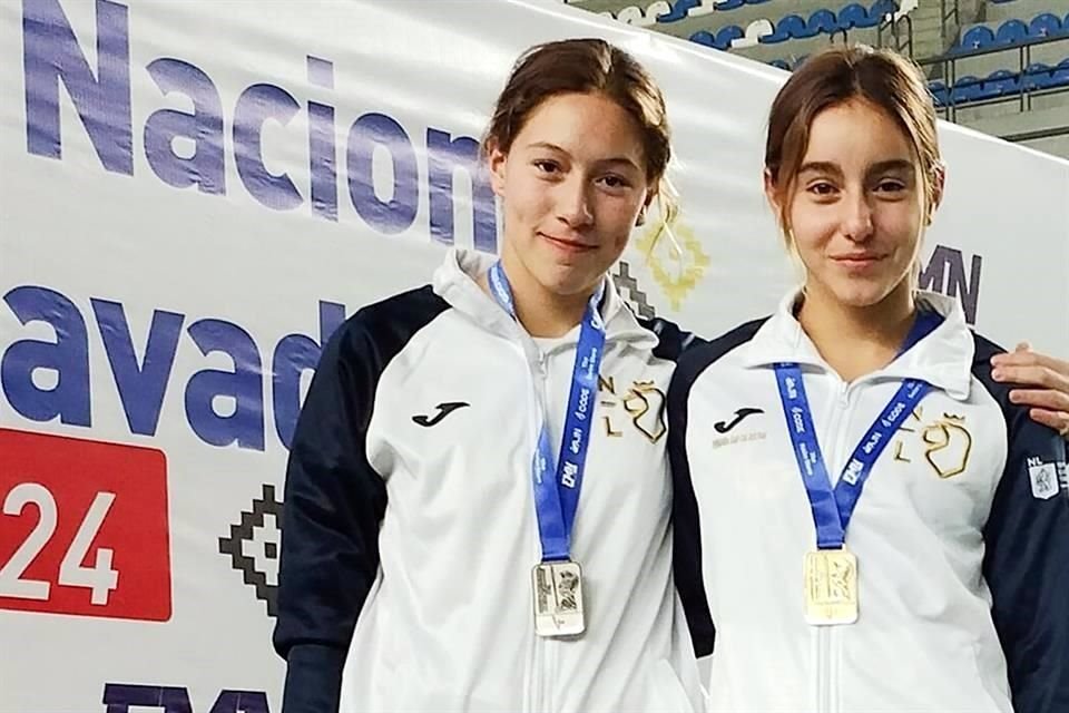 Rut Páez y Abigail González destacaron con preseas de oro en el selectivo de la World Aquatics.