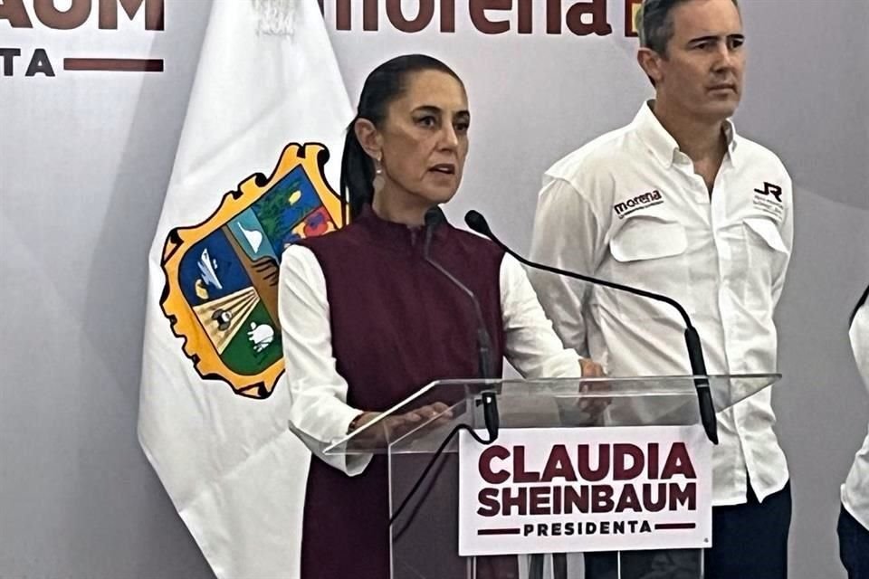 Claudia Sheinbaum realiza este martes una gira por el sur de Tamaulipas.
