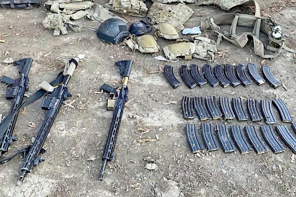 Fuerza Civil abatió a cuatro presuntos pistoleros, en una zona despoblada ubicada entre los ejidos Guadalupe La Joya y Gatos Güeros. 